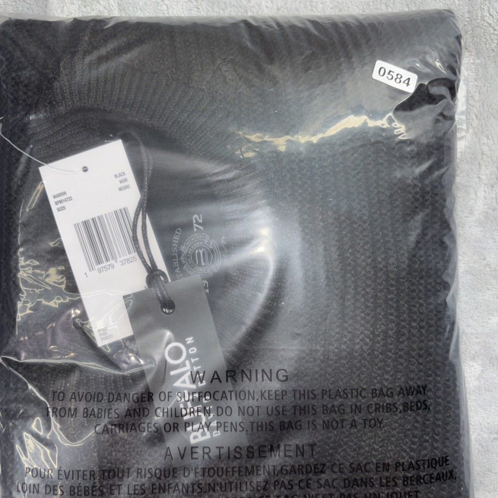 NWT Buffalo David Bitton Wariner Crewneck Sweater - M Black - Picture 8 of 8